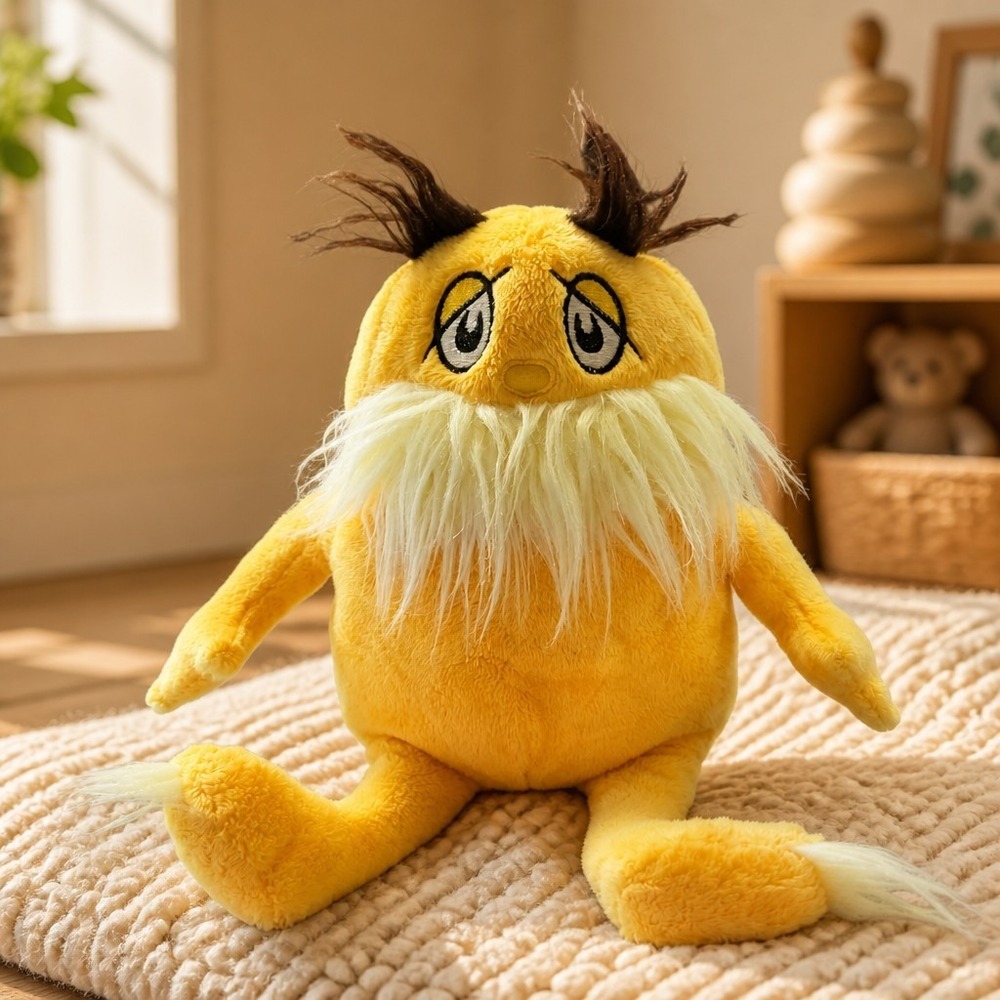 Dr. Seuss The Lorax 12" Plush Stuffed Animal By Kohls Cares 2020 Yellow